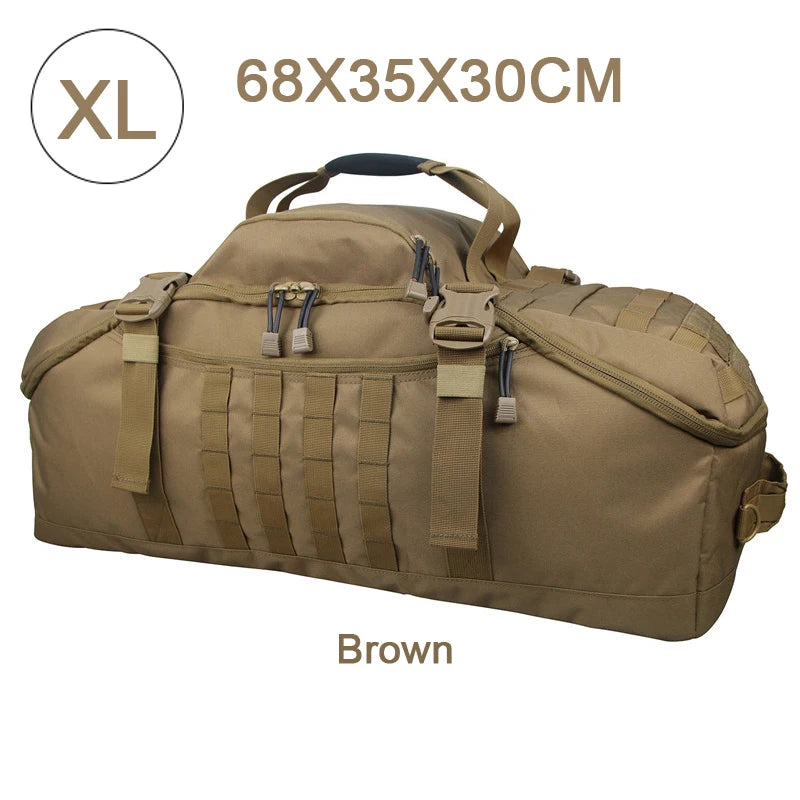 Sac à Dos Tactique LQARMY 3-en-1 – 35L à 80L | Militaire, Sport & Voyage