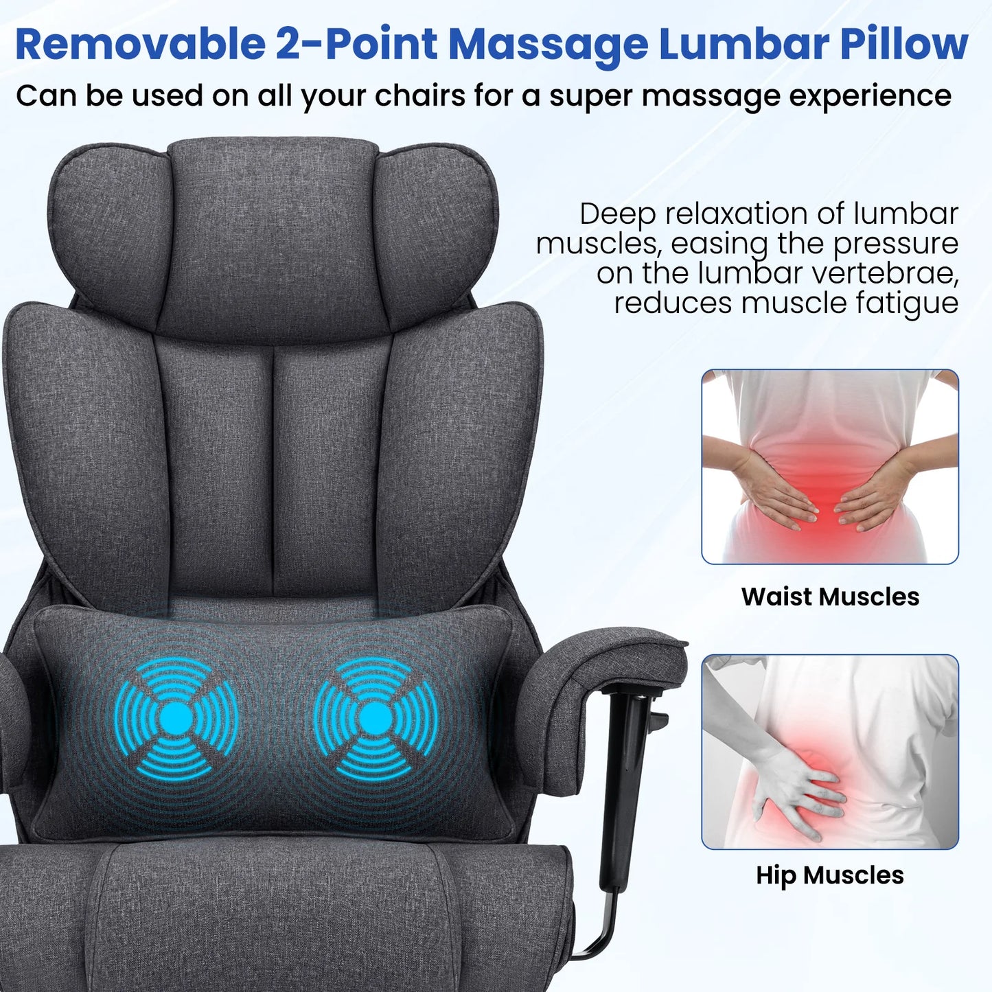 Chaise Gaming Ergonomique – Confort Ultime pour les Gamers et Télétravailleurs !