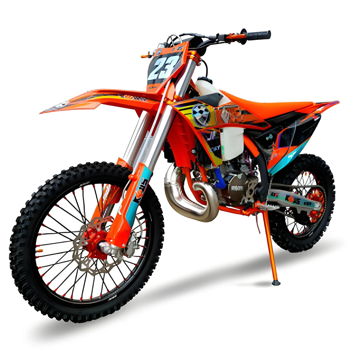 KEWS K23 MT250 250cc moto-cross tout-terrain refroidi à l'eau motos tout-terrain 2 temps avec arbre d'équilibre Motocross Enduro
