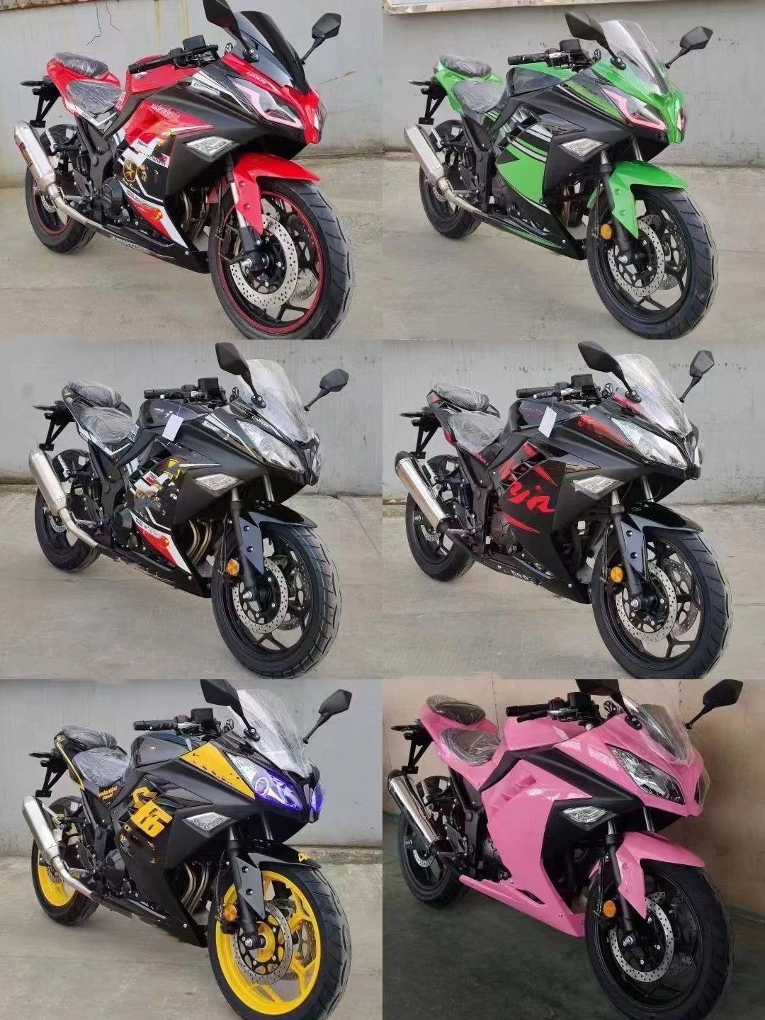 Moto Sport 250cc – Type Kawasaki Ninja, 110 km/h