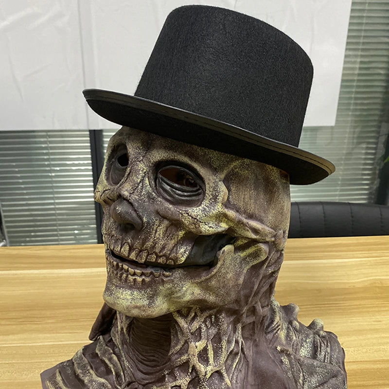 Masque de Squelette en Latex – Crâne Complet pour Halloween et Cosplay 2025