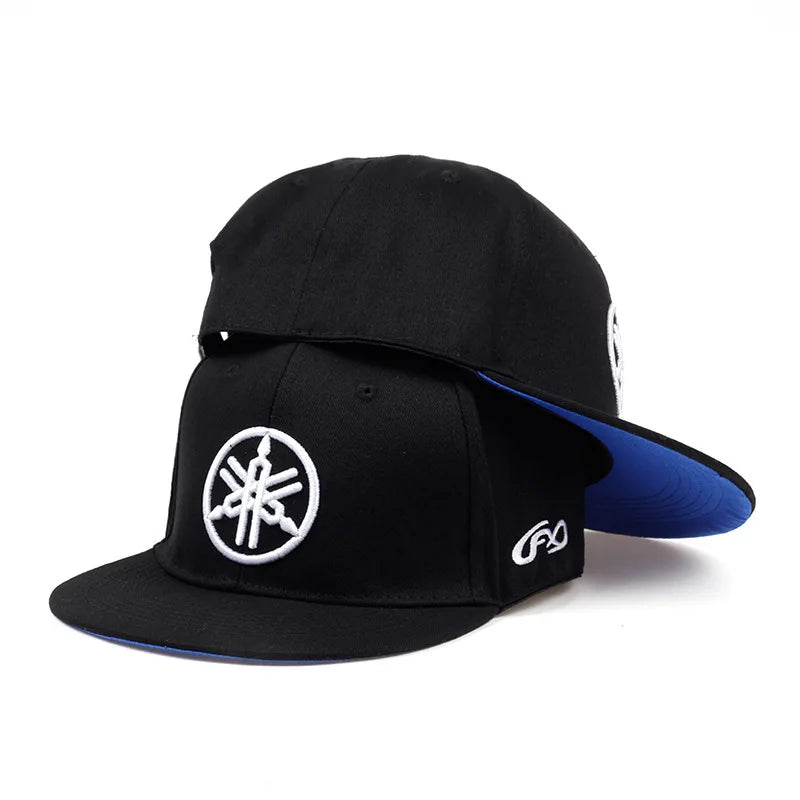 Casquette Yamaha Moto Course Unisexe Baseball Hip Hop Coton Brodée Protection Solaire
