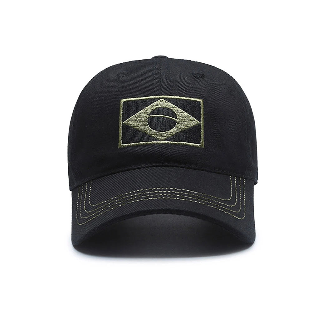 Casquette Baseball Brésil Unisexe Été Protection Solaire Mode Décontractée Golf Airsoft