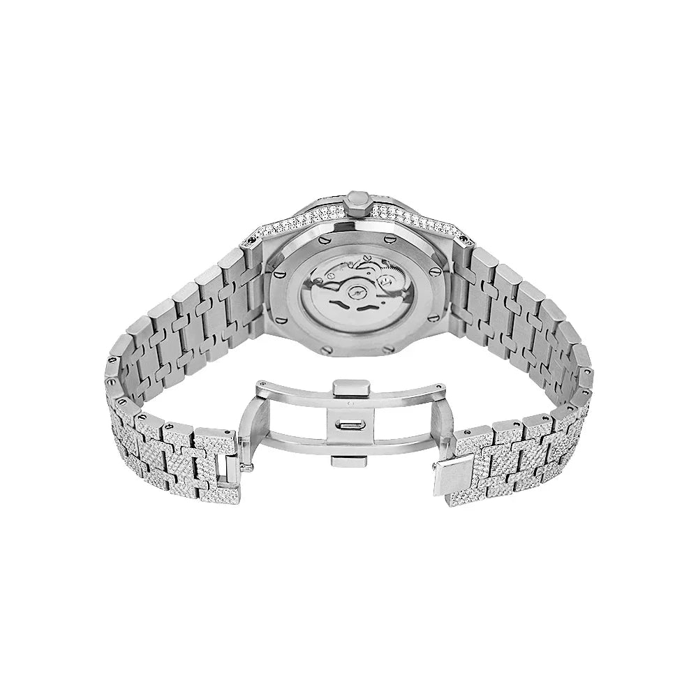 Luxury Diamond Watch – Japanese Seiko NH35 Mechanical Movement – In Stock at ParisPetitPrix.com
