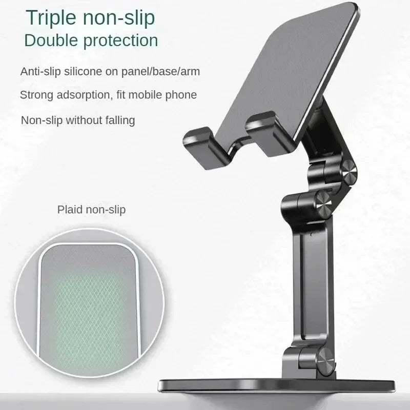 Support de téléphone portable de bureau pour IPhone IPad Xiaomi support de tablette de bureau pliable réglable support de téléphone portable de Table universel