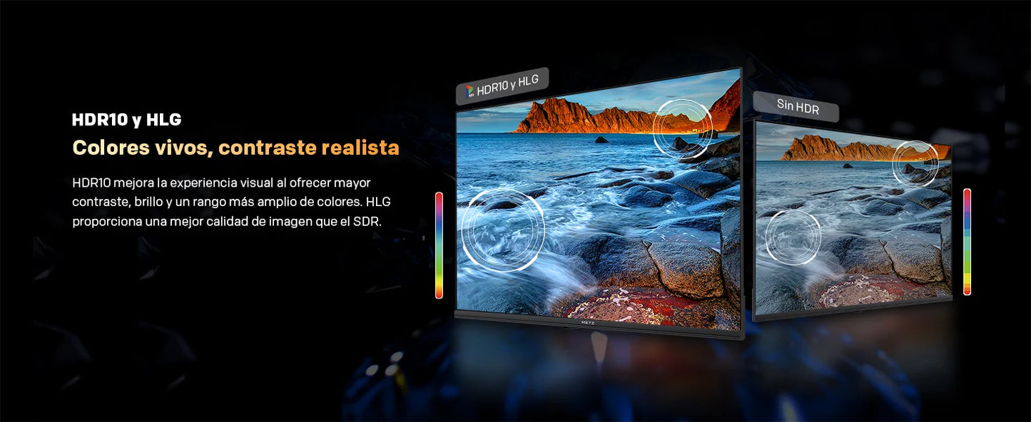 METZ MQF7000Z Smart TV OLED QLED – Google TV avec Eyecare 3.0
