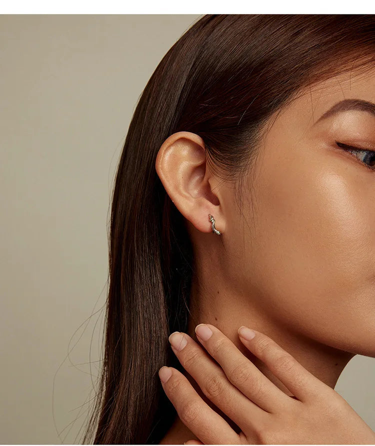 REETI – boucles d'oreilles serpent en argent Sterling 925, bijoux créatifs et Sexy pour femmes, cadeau personnalisé