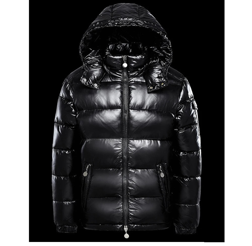 Parka d’Hiver Brillante pour Hommes – DIMUSI