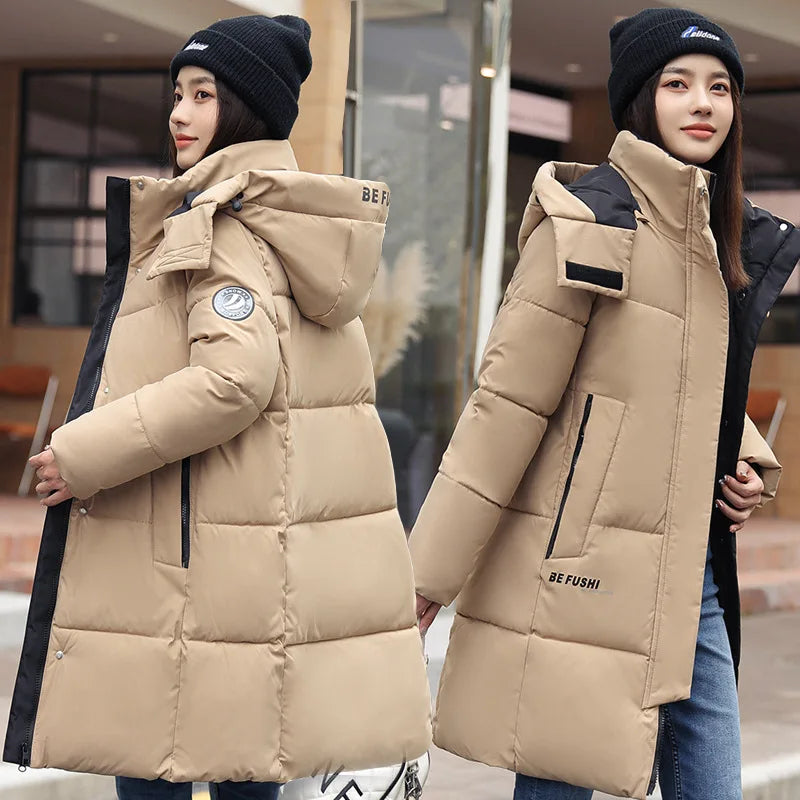 Veste femme épaisse à capuche – Hiver 2025 | ParisPetitPrix