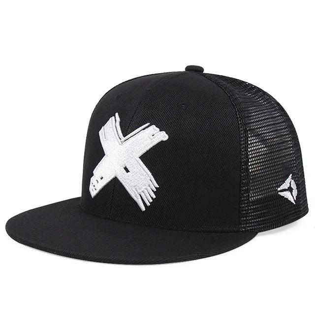 Casquette Baseball Unisexe Diamant Snapback Réglable Hip Hop Papa Hat Camionneur