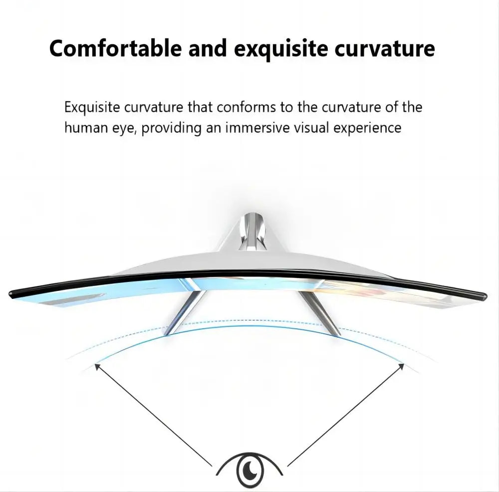 CHUBAN 24 inch monitor 1K curved game screen 165Hz high-definition display VA light screen 1920 * 1080P HDMI compatible audio
