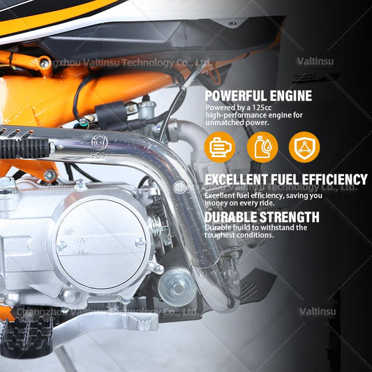 🏍️ Dirt Bike 125cc Valtinsu – Moto Cross 4 Temps