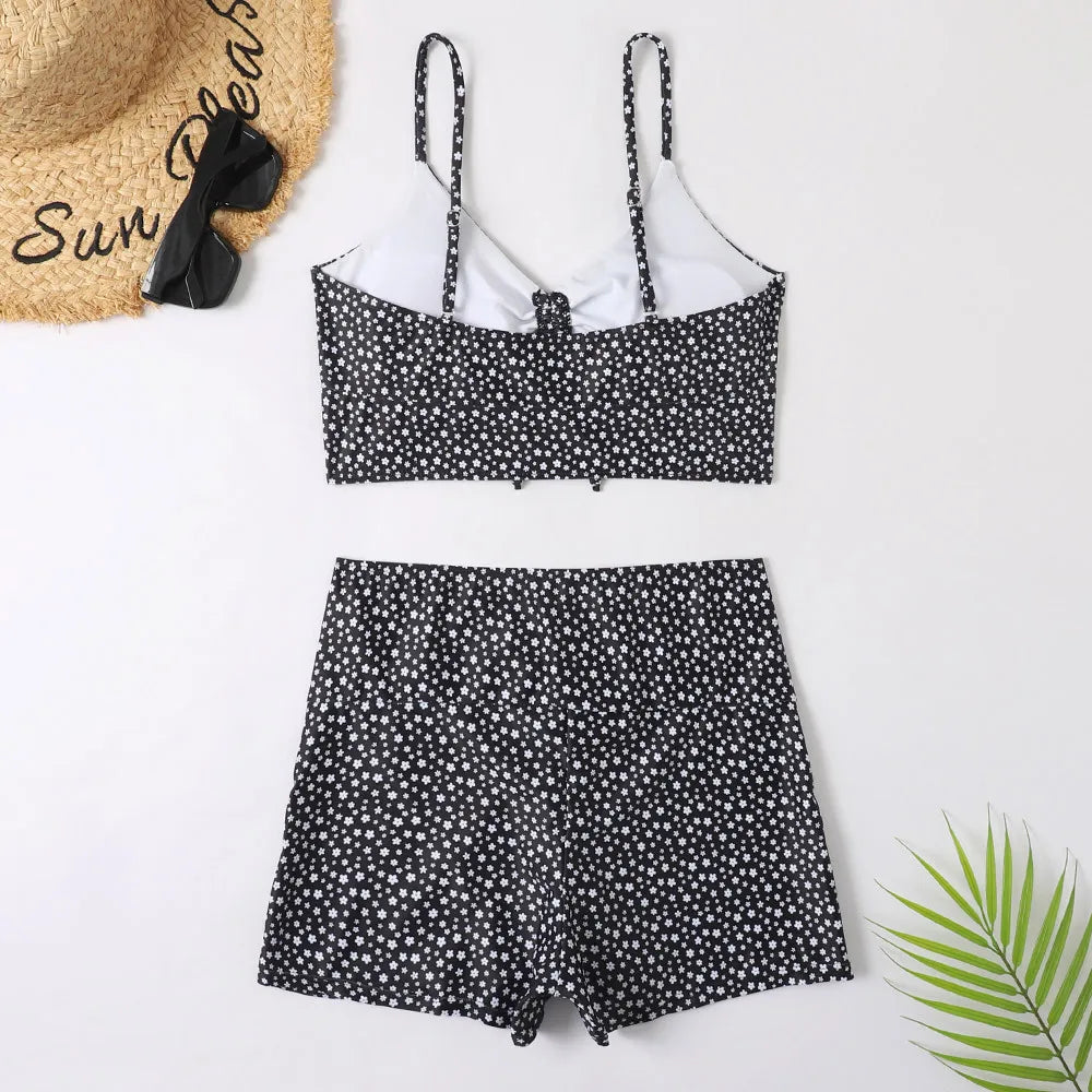 Maillot de bain taille haute pour femmes, Bikini, Push Up, imprimé Floral
