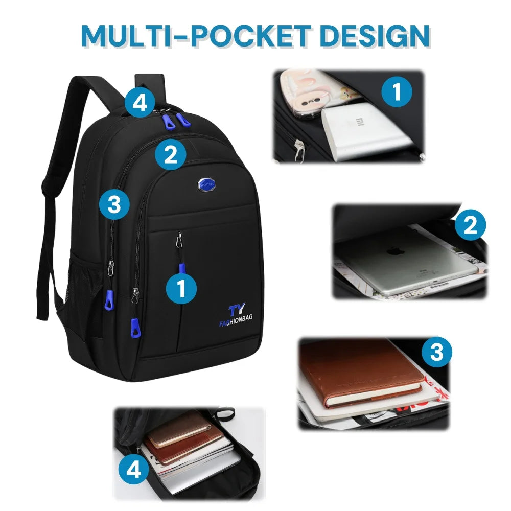 Sac à Dos FANAN 20-35L – Ordinateur Portable jusqu’à 16" | Scolaire & Sport Unisexe