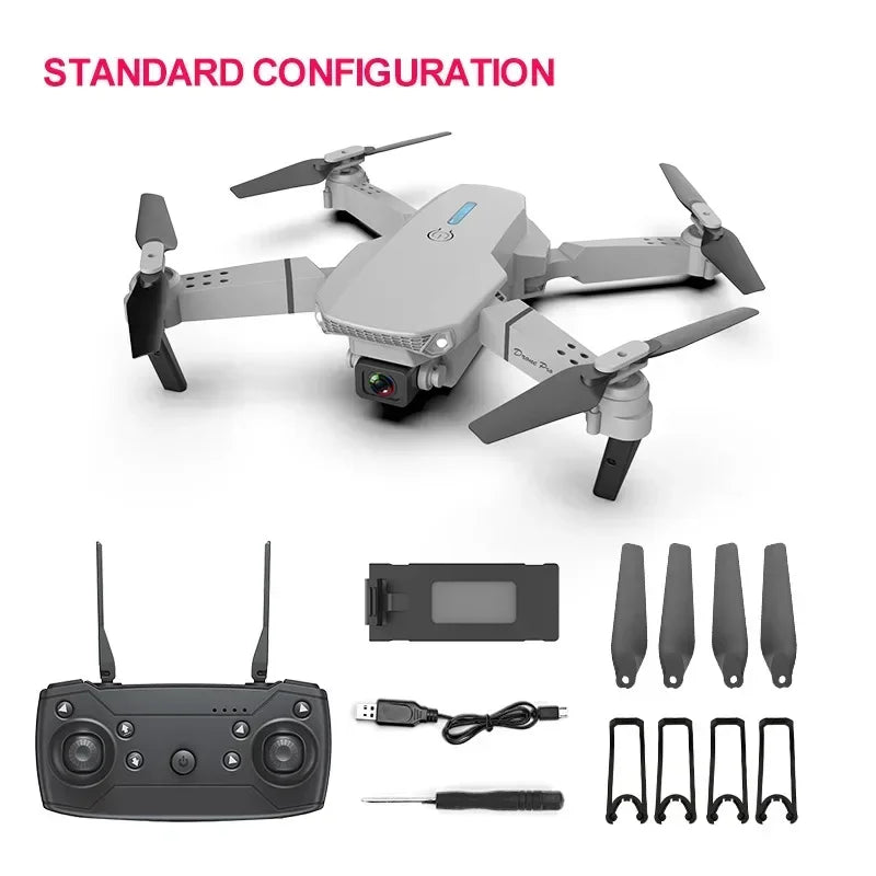E88 Pro - Drone WIFI FPV avec Caméra HD 4K