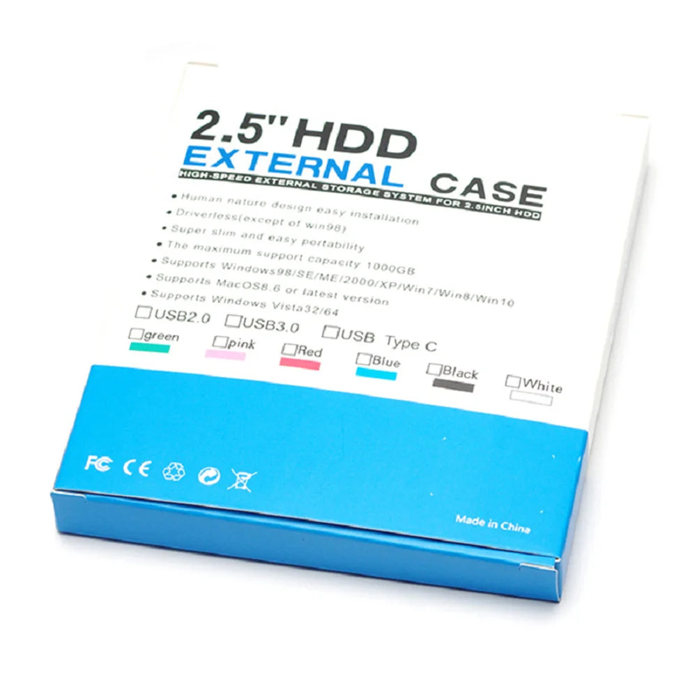 Ssd élégant haute vitesse mince et élégant Durable facile à utiliser disque dur externe Portable boîte de disque dur pratique Portable