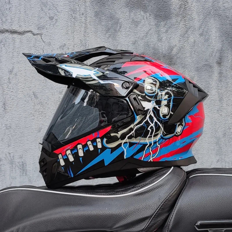 Casque Moto ORZ Intégral ABS – Certifié DOT – Léger et Sécurisé