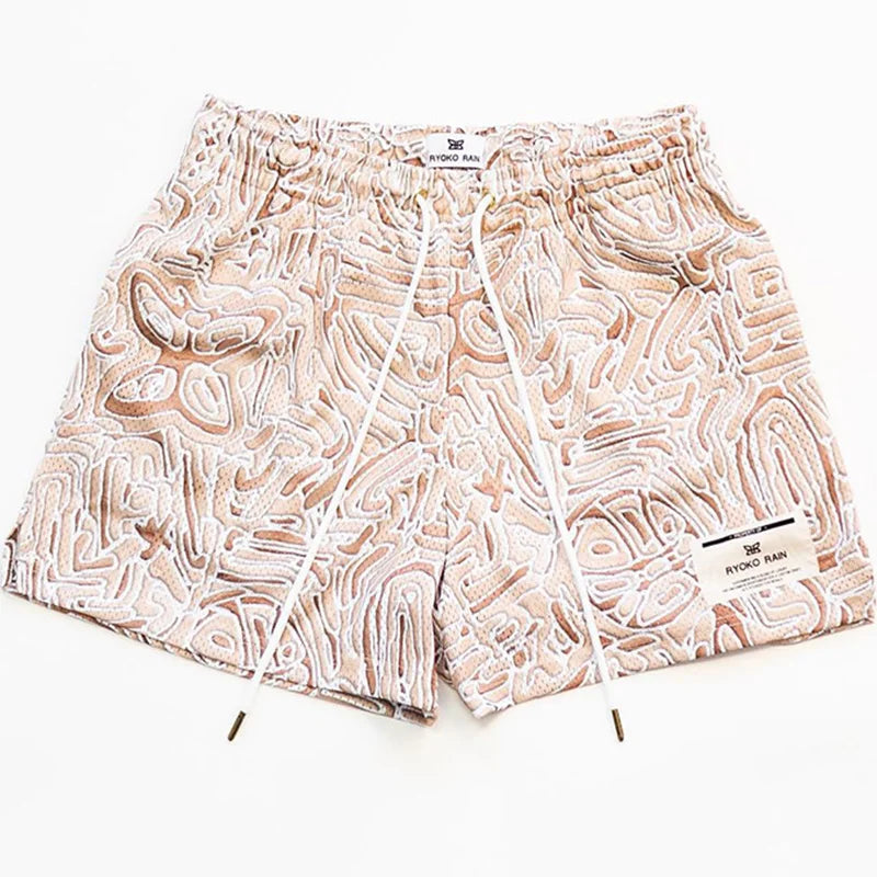 Shorts d'été unisexes, idéaux pour la plage et les activités décontractées.