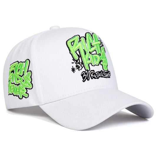 Casquette Baseball Unisexe RICH KIOS Lettres Brodées Protection Solaire Réglable Printemps/Automne