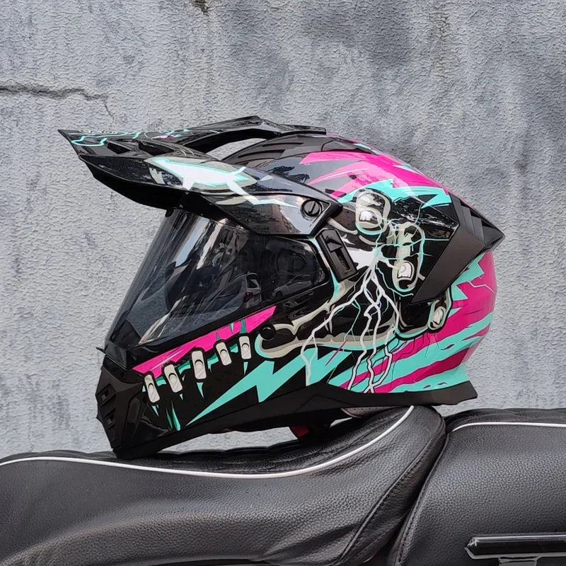 Casque Moto ORZ Intégral ABS – Certifié DOT – Léger et Sécurisé