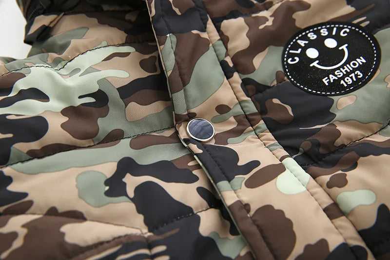 🧒 Doudoune Hiver pour Garçons – Parka Chaude 2025