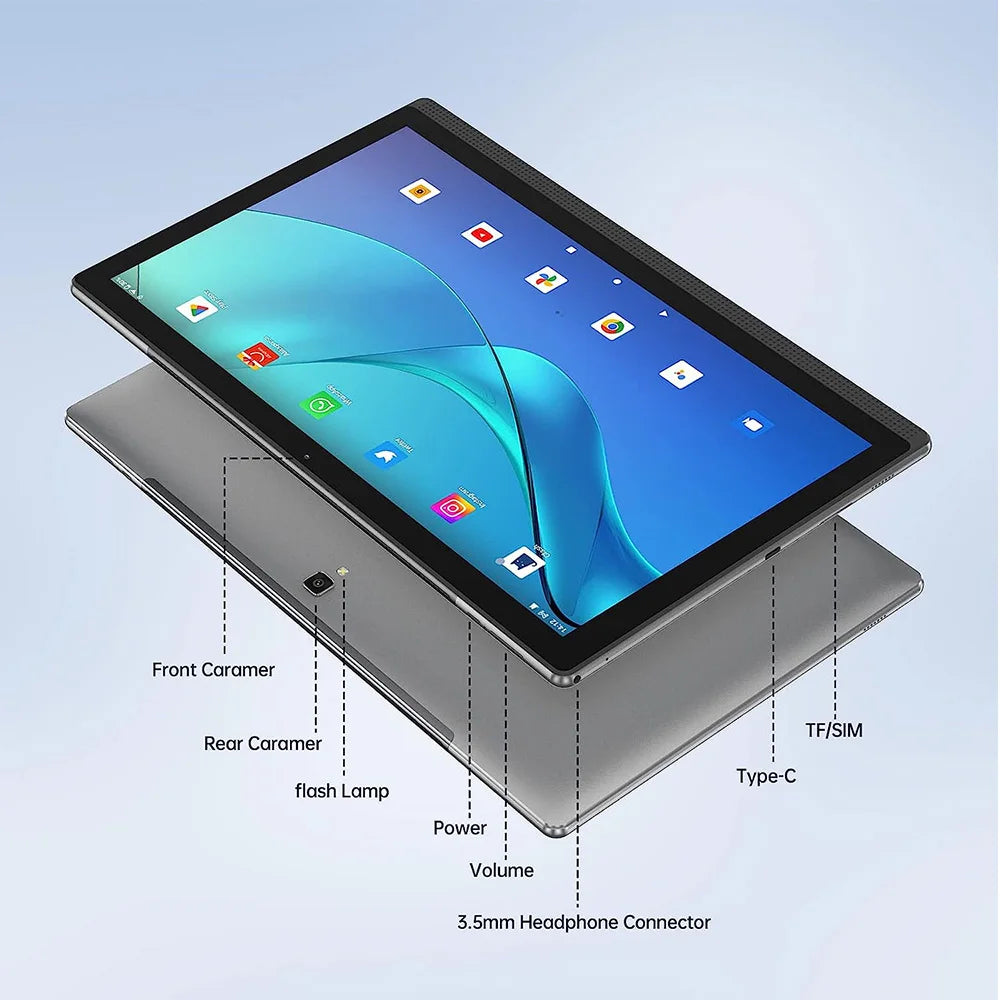Tablette Nenmoen Mpad14 – 14,1" FHD, 6/12GB RAM, 256GB, Android 12, 4G LTE
