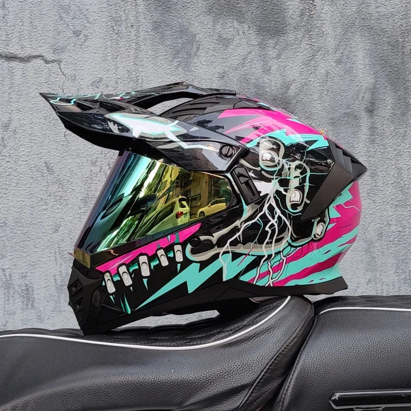 Casque Moto ORZ Intégral ABS – Certifié DOT – Léger et Sécurisé
