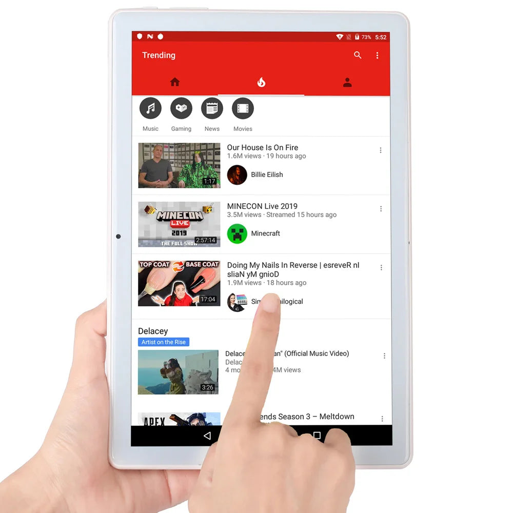 Version mondiale 10.1 pouces Octa Core tablette Pc 4GB RAM 64GB ROM Google Play double caméra double SIM appel téléphonique Bluetooth Wifi tablette