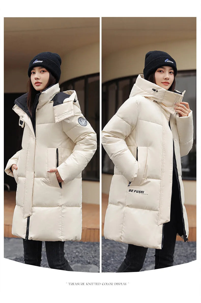 Veste femme épaisse à capuche – Hiver 2025 | ParisPetitPrix