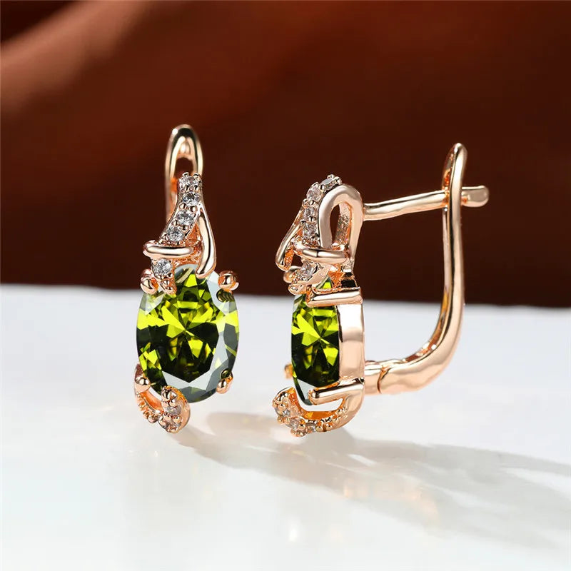 Boucles d'Oreilles promenales en Clip Bleu pour Femme, Bijou de Mariage, Mystique, Multicolore, Zcomprend sur réinitialisation