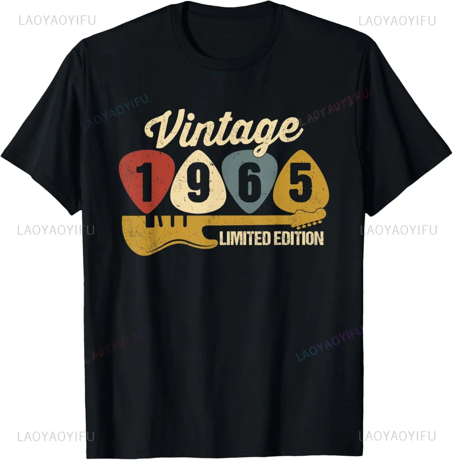 T-shirt Vintage 60 ans – Voiture 1965, Unisexe, Manche Courte, Cadeau Homme
