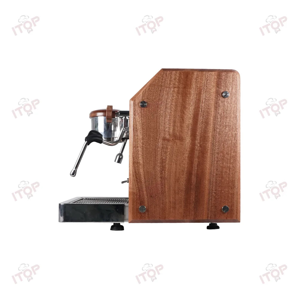 ITOP – Machine à Expresso Professionnelle à Pompe Vibrante, Double Chaudière 2800 W