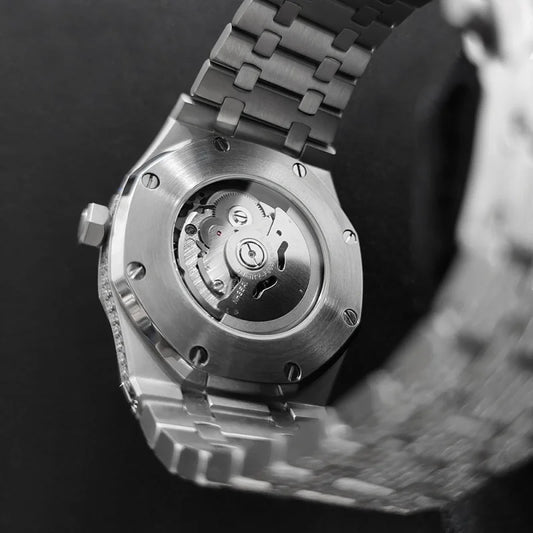 Luxury Diamond Watch – Japanese Seiko NH35 Mechanical Movement – In Stock at ParisPetitPrix.com