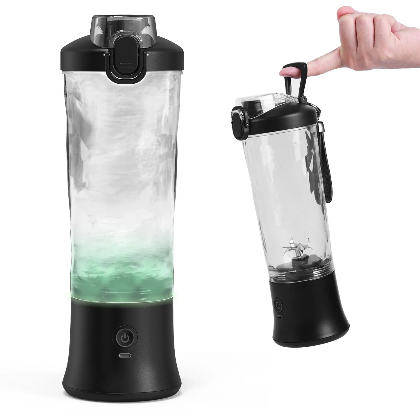 Blender Portable 600 ml – 6 Lames Inox & Recharge USB-C