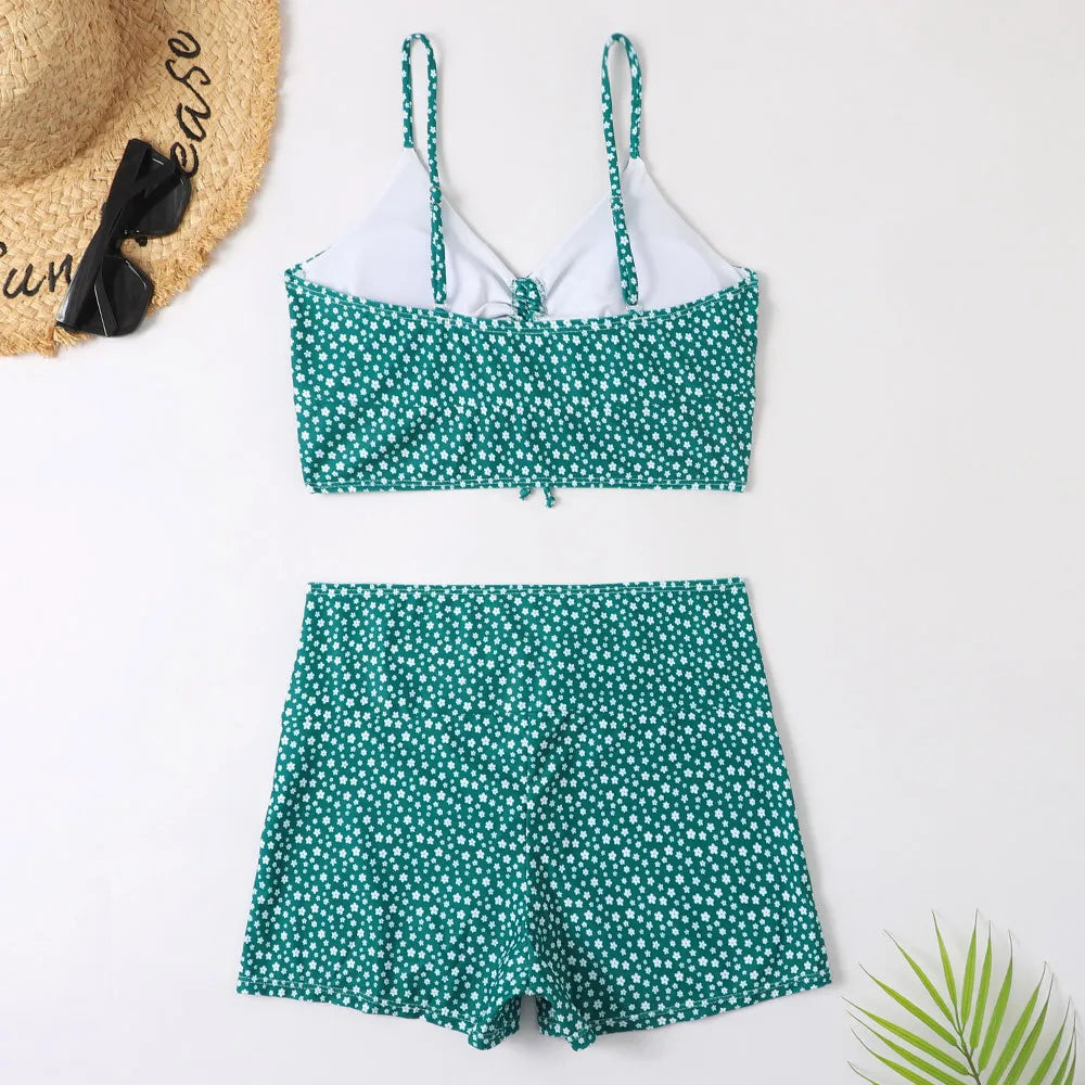 Maillot de bain taille haute pour femmes, Bikini, Push Up, imprimé Floral