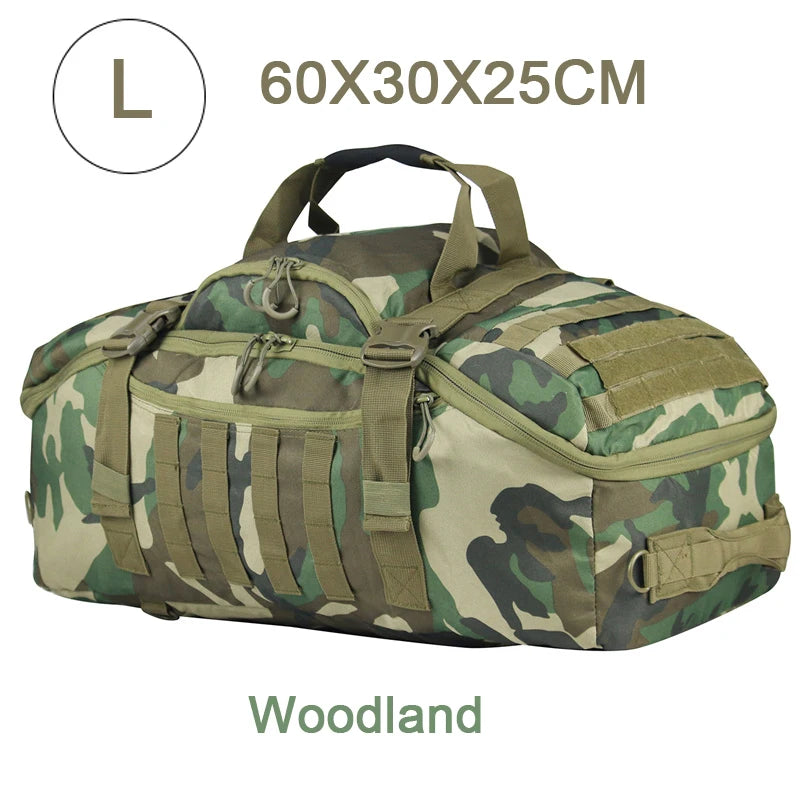 Sac à Dos Tactique LQARMY 3-en-1 – 35L à 80L | Militaire, Sport & Voyage