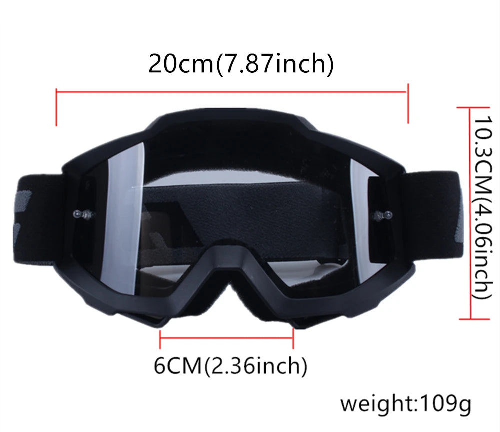 Lunettes de Soleil Moto HJC – Unisexe, Protection Motocross, Vision Nocturne, Style Vintage