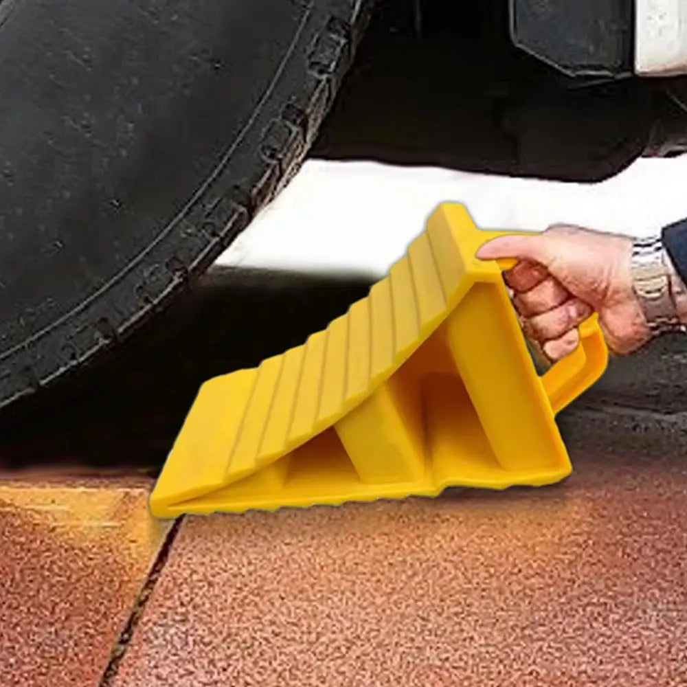 Cale-Roue Portable Antidérapante – Butée de Roue Sécurité pour Voiture, Camion, Remorque et RV