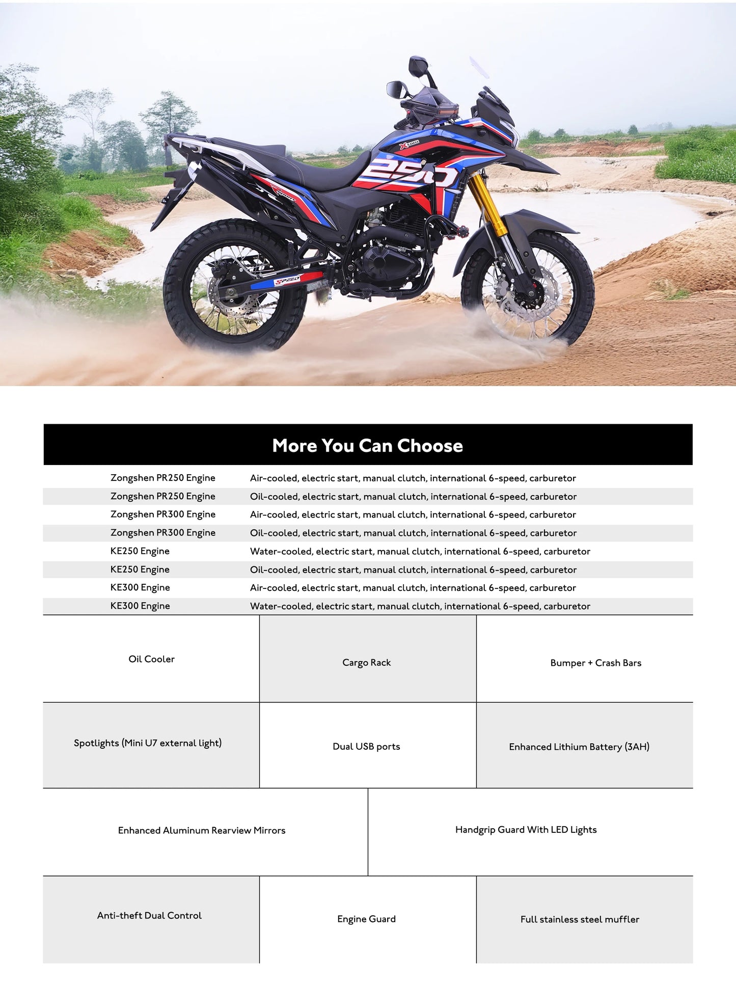 đïž Kamax 2025 â Moto Cross / Adventure Style 200-250cc