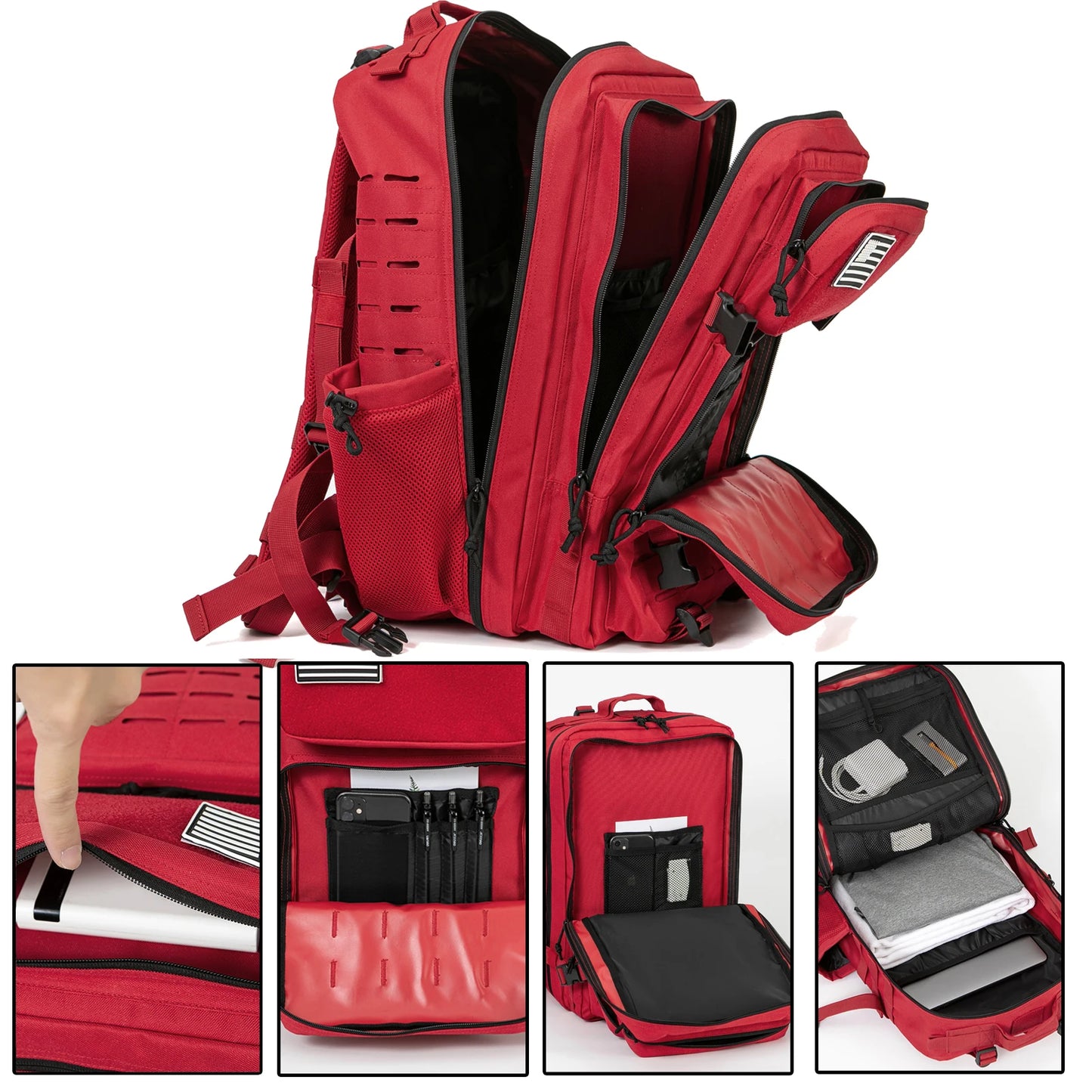Sac de Chasse ReFire Gear 45L – Polyester Durable avec Drapeau Amovible