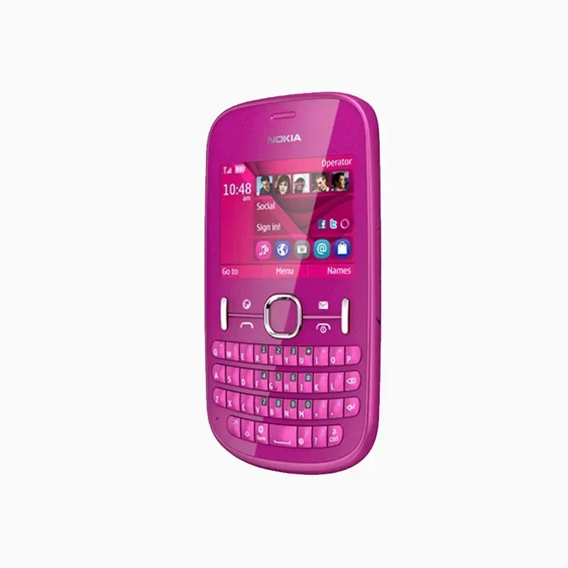 Nokia 201/2010 2G téléphone QWERTY clavier multi-langue longue veille téléphone portable débloqué téléphone utilisé