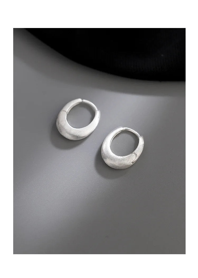 Boucles d'oreilles géométriques coréennes en argent Sterling 925, tempérament Simple, exquis, tendance, bijoux Sexy, cadeau, offre spéciale