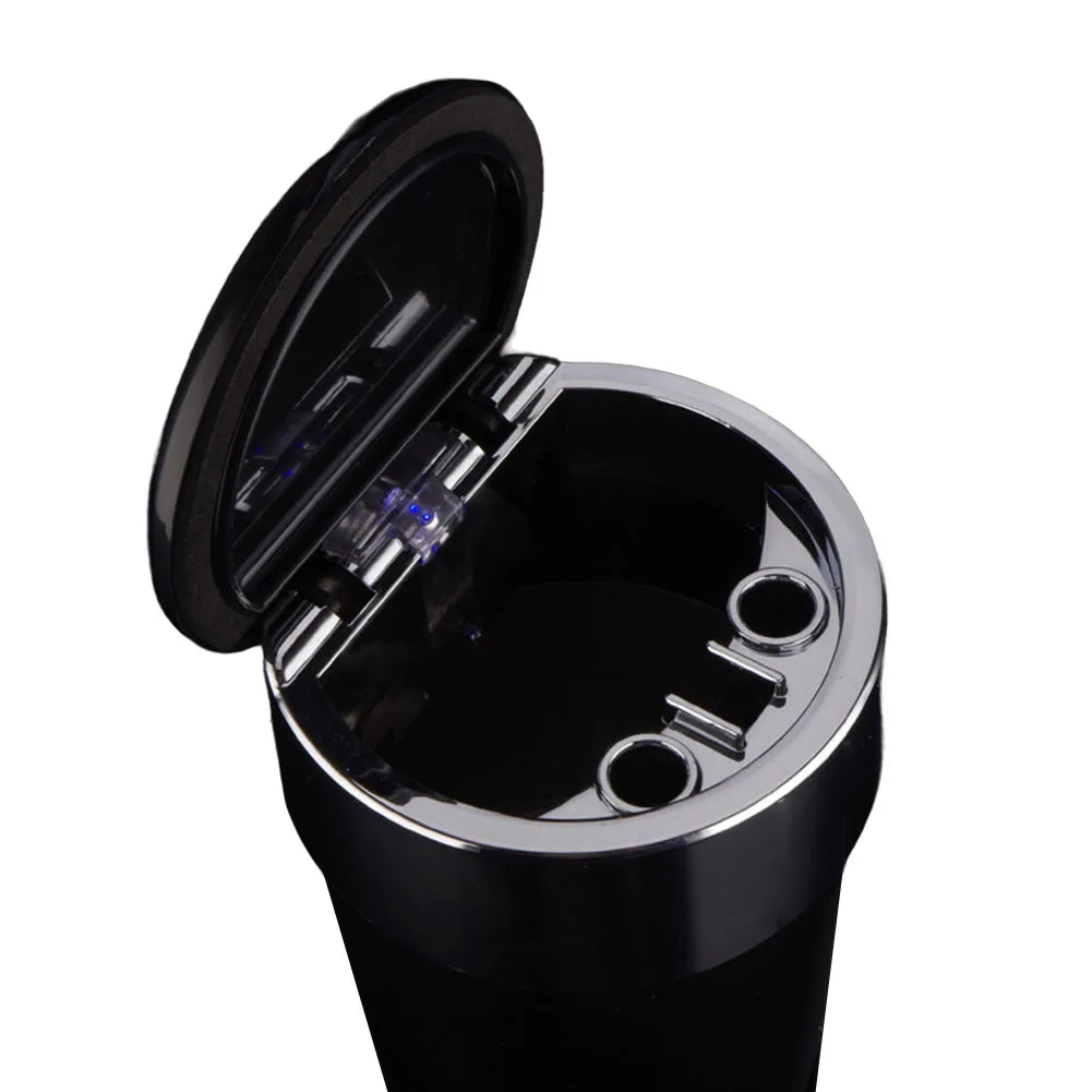 Cendrier de voiture avec couvercle cendrier Portable cendrier à cigarettes anti-odeur avec Double trou de fumée Mini poubelle de voiture pour le bureau à domicile