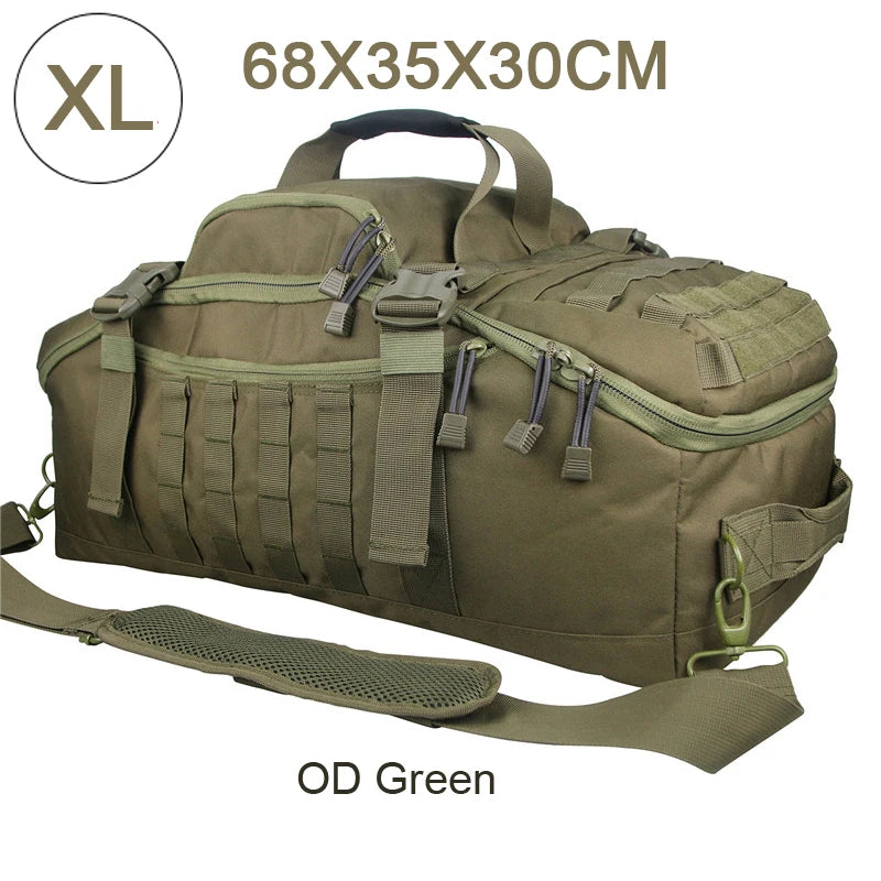 Sac à Dos Tactique LQARMY 3-en-1 – 35L à 80L | Militaire, Sport & Voyage
