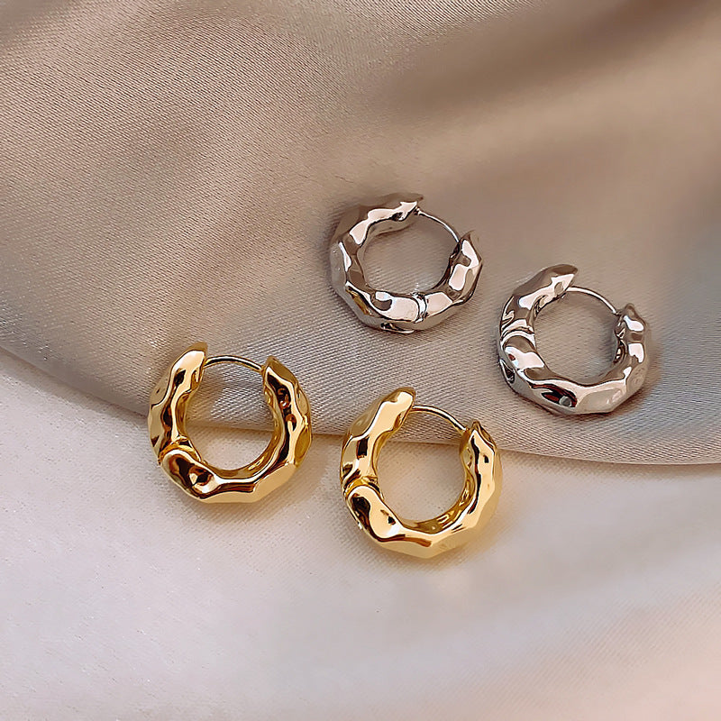 Boucles d'oreilles circulaires en argent Sterling 925 pour femmes, cerceau d'oreille en argent véritable, tendance, nouvelle collection, offre spéciale