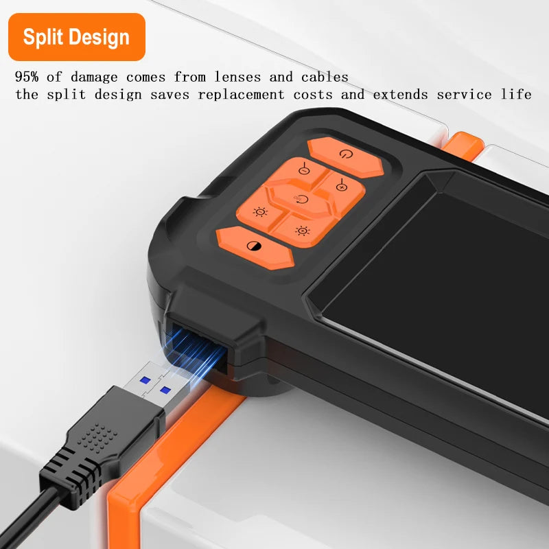 Caméra Endoscope avec Écran 4.3" – Inspection Haute Définition !