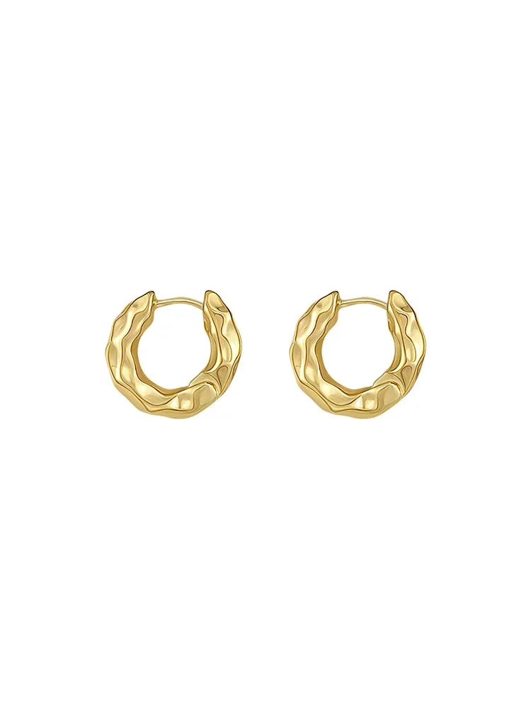 Boucles d'oreilles circulaires en argent Sterling 925 pour femmes, cerceau d'oreille en argent véritable, tendance, nouvelle collection, offre spéciale
