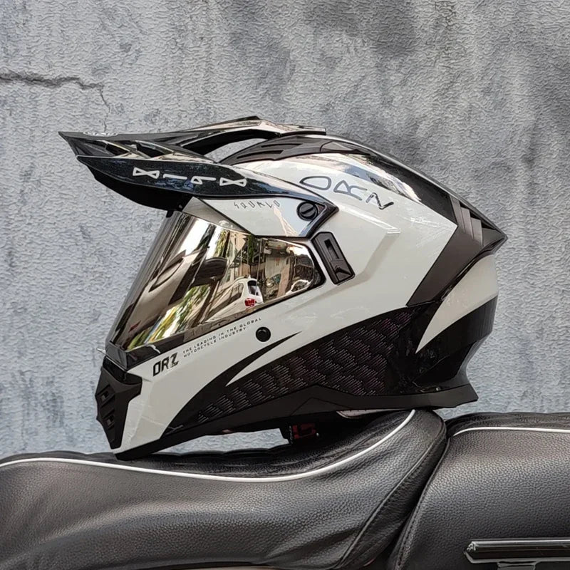 Casque Moto ORZ Intégral ABS – Certifié DOT – Léger et Sécurisé