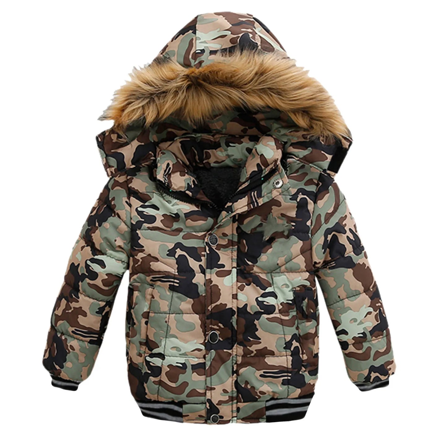 🧒 Doudoune Hiver pour Garçons – Parka Chaude 2025