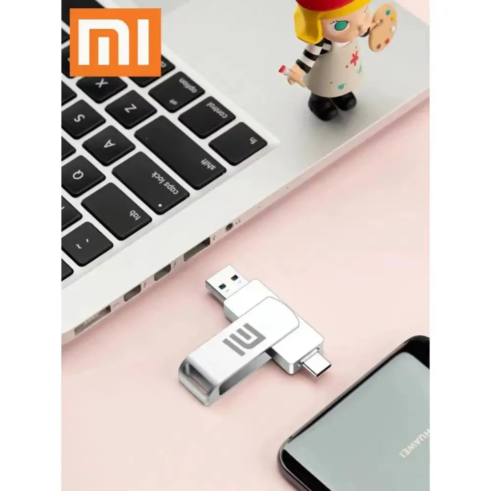 Xiaomi Flash Drives 2 To Usb 3.2 métal haute vitesse 1 To 512 Go bâton étanche SSD stockage PC téléphone transfert de données Portable